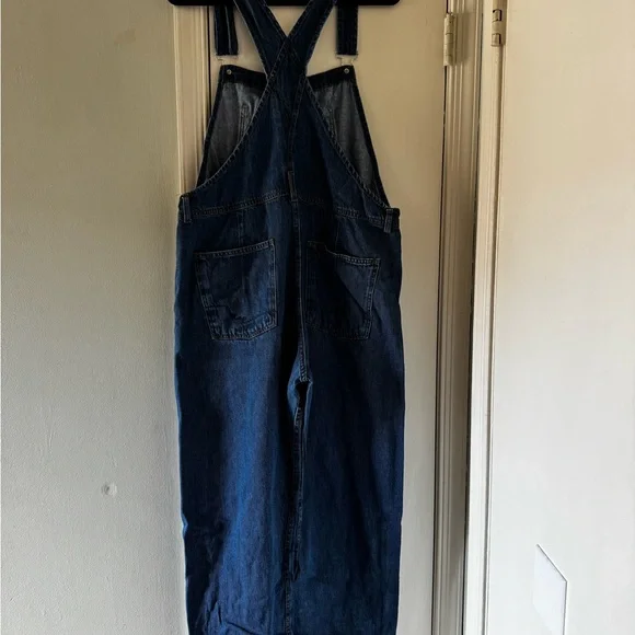 We The Free Classic Blue Denim Overalls size L - Picture 7 of 9